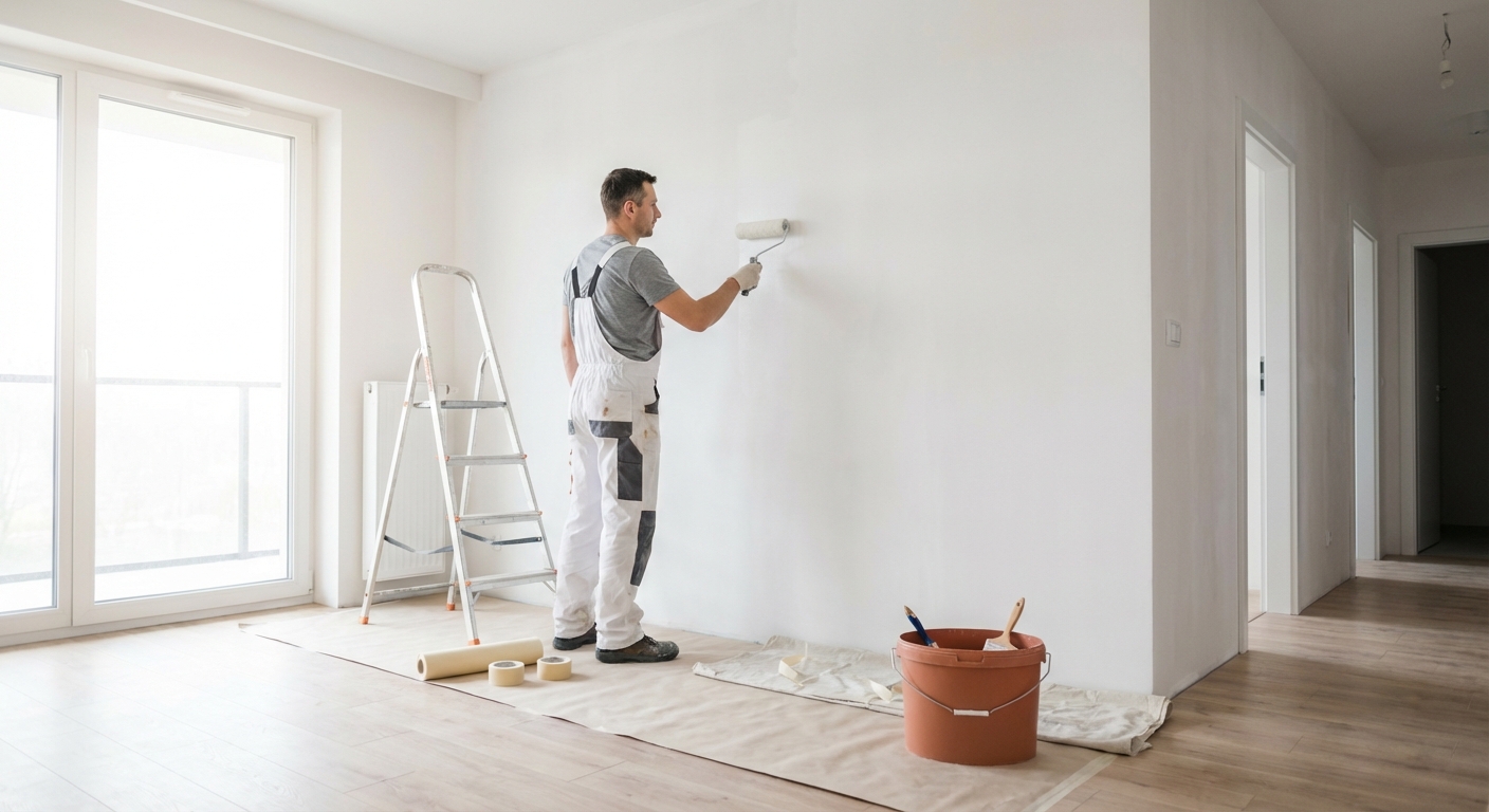 Malowanie i wykończenia - realizacja KRIS BUD